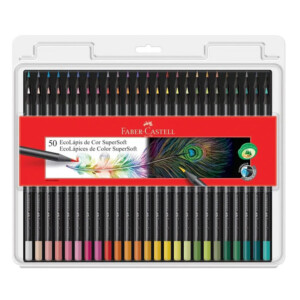 CRAYON DE MADERA FABER CASTELL SUPERSOFT 50 COLORES (3)