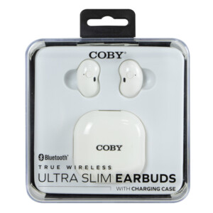 AUDIFONOS COBY WIRELESS CETW542WH ULTRA SLIM C/MIC WHITE