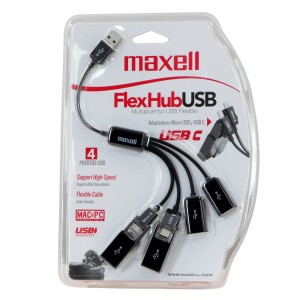 HUB MAXELL USB-FLEX DE 4 PUERTOS 2