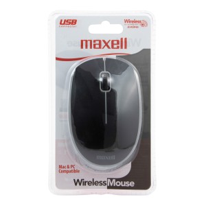 MOUSE MAXELL MOWL-100 WIRELESS BLACK GRAY (40) 2