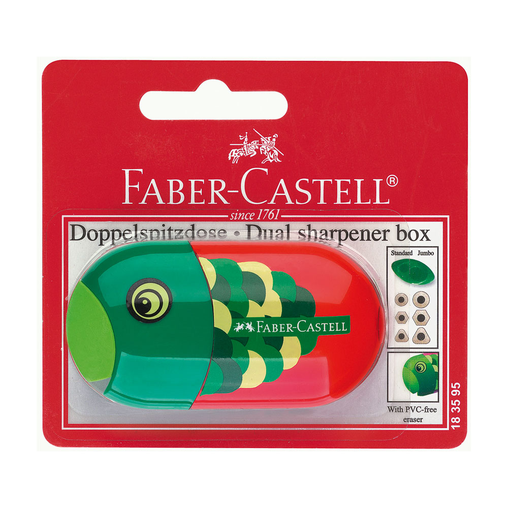 Sacapuntas Con Deposito Doble Orificio Faber-castell
