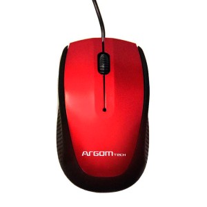 MOUSE ARGOM MS0014R OPTICO USB RED