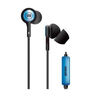 AUDIFONOS MAXELL IN-TIPS STEREO 3.5MM BLUE