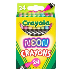 CRAYON DE CERA CRAYOLA C523410 NEON 24 COL.